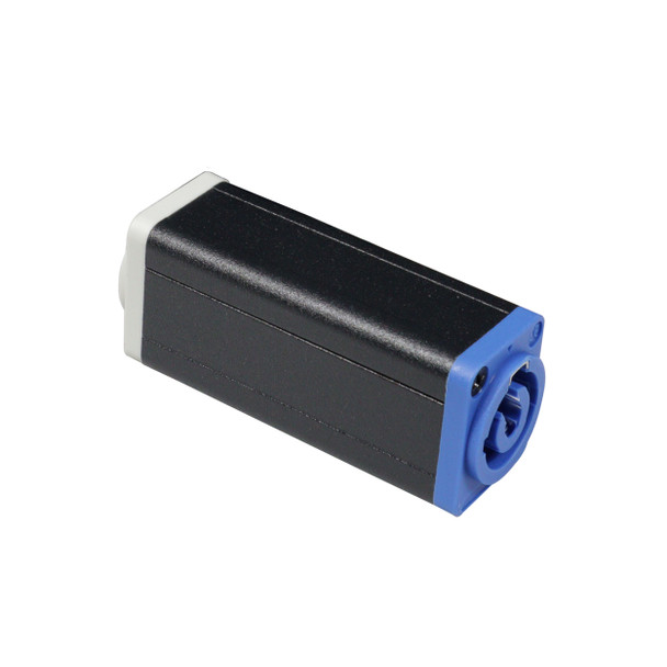 ProX professional power adapter coupler with locking connector interface for event production equipment