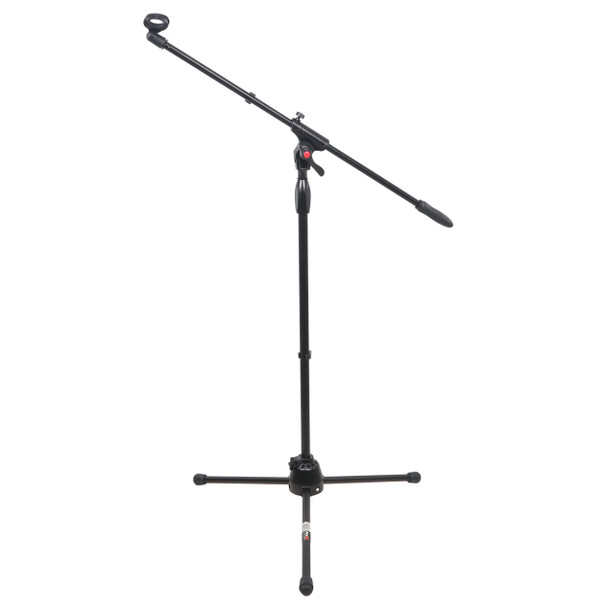 ProX 6 Ft. Pro Tripod Microphone Concert Musician DJ Stand With Boom and Mic Clip