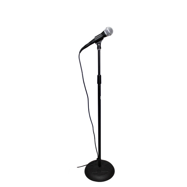 ProX Round Base Microphone Stand W/Boom