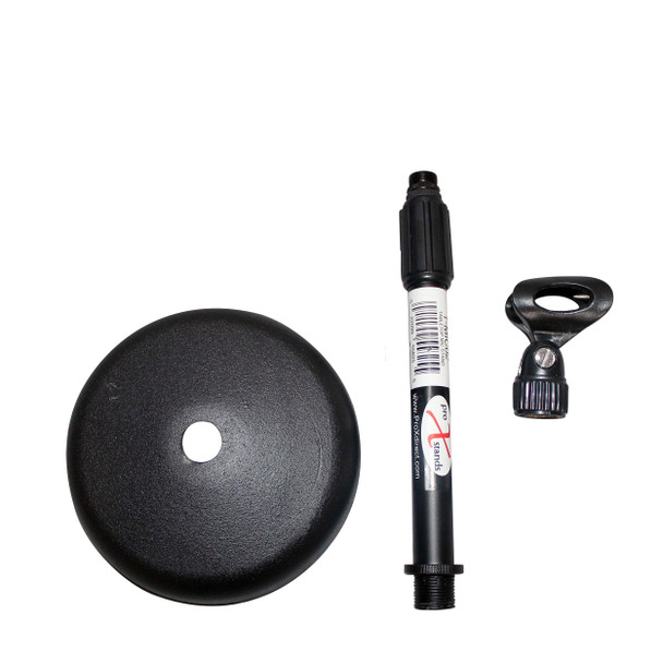 ProX Desktop Microphone Stand with 6" Round Base