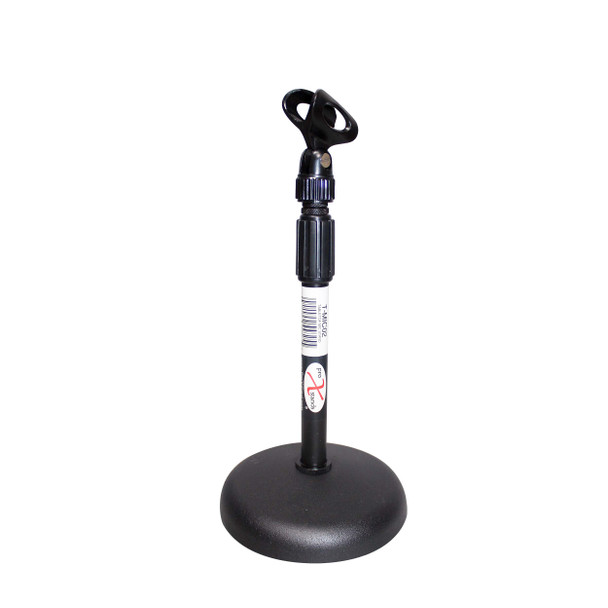 ProX Desktop Microphone Stand with 6" Round Base