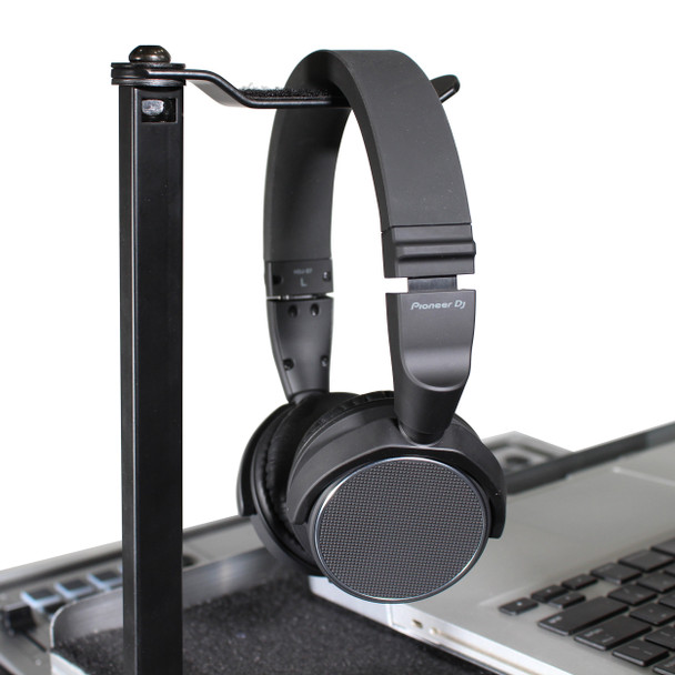 ProX Headphone Pole Stand For Cases 12" Shaft with Rotating Hook