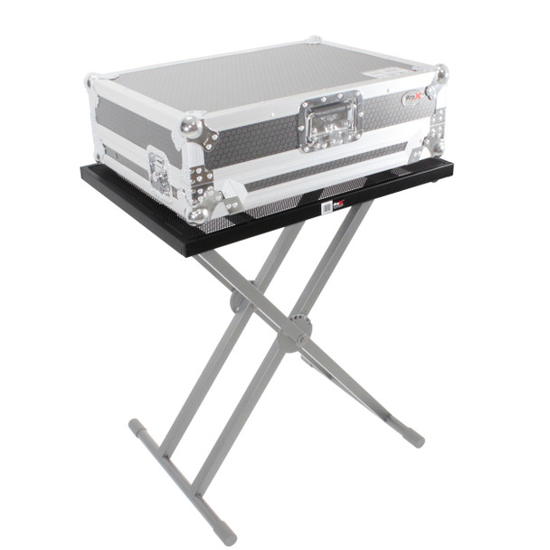 ProX Utility Music Keyboard X Stand Table Top Add on for DJ Controller Flight Case Midi Controllers Laptop