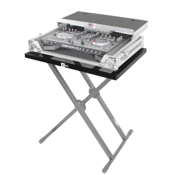 ProX Utility Music Keyboard X Stand Table Top Add on for DJ Controller Flight Case Midi Controllers Laptop