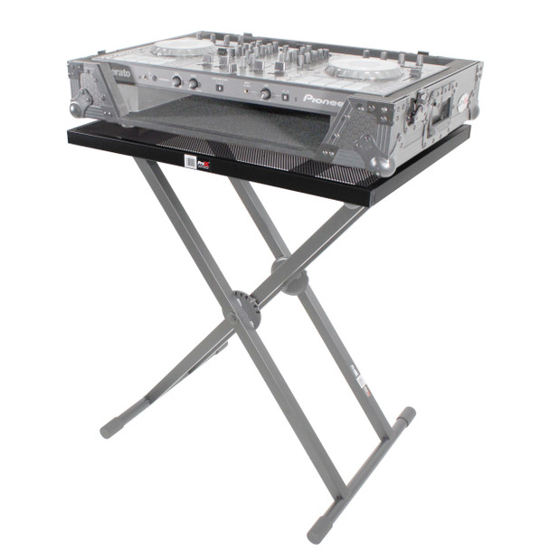ProX Utility Music Keyboard X Stand Table Top Add on for DJ Controller Flight Case Midi Controllers Laptop