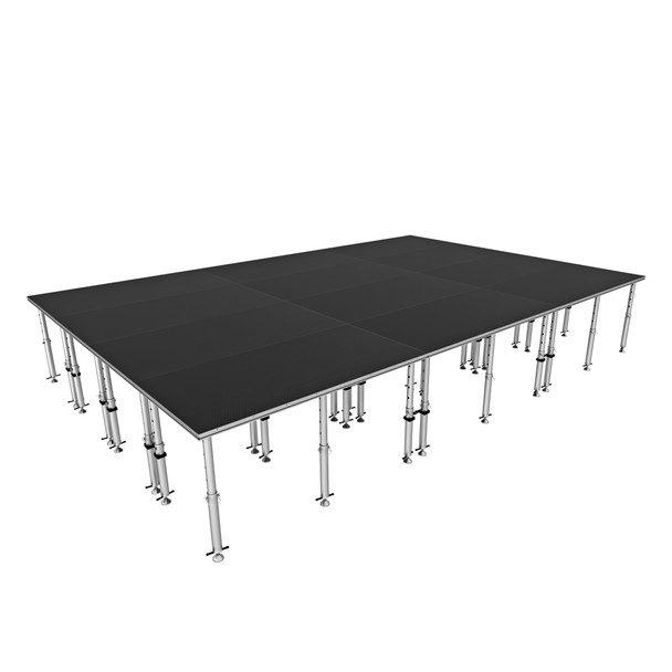 ProX 16x24 StageQ Package Incl 12pcs 4x8 platforms (XSQ-16X24PKG48) 
