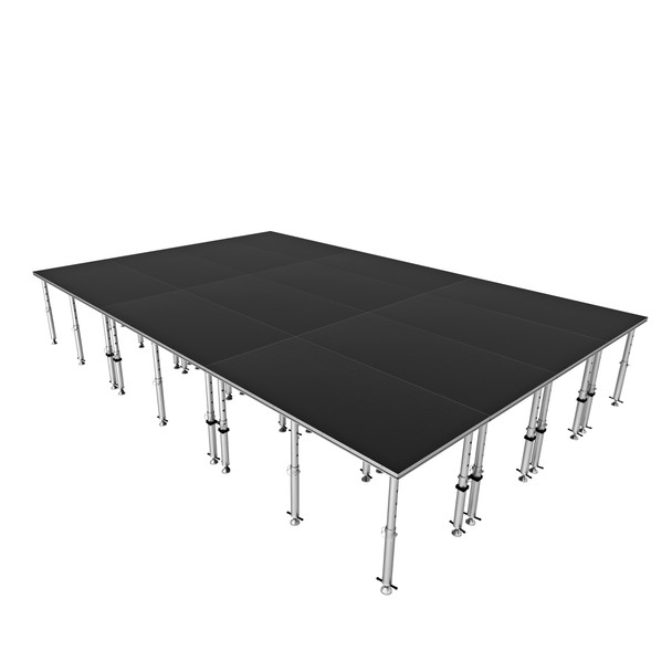ProX 16x24 StageQ Package Incl 12pcs 4x8 platforms (XSQ-16X24PKG48) 