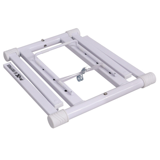 ProX XO DJ Foldable Laptop Stand with Adjustable Shelf & Carrying Bag - WHITE