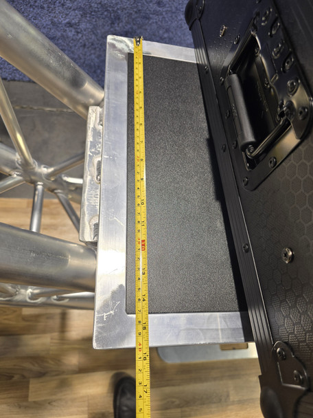 ProX 30-inch aluminum base plate for F34 truss DJ table providing stability for professional event and mobile DJ setups