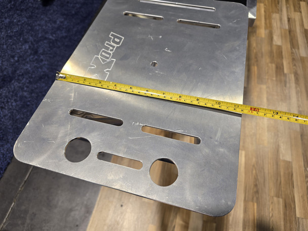 ProX XT-BP30AMK2 truss base plate close-up with precision-machined mounting holes and durable aluminum finish