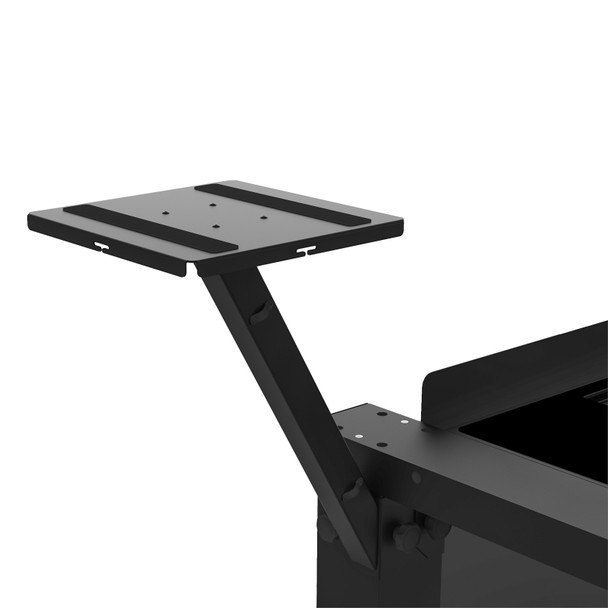 ProX BLACK Audio Monitor DJ Lighting Side Mounting Shelf for B3 DJ Table Workstation by Humpter