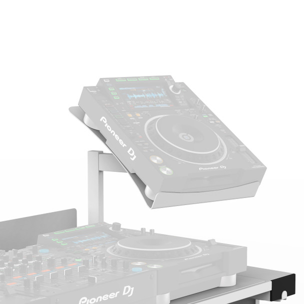 ProX WHITE Universal CDJ Player Mounting Stand for B3 DJ Table Workstation by Humpter