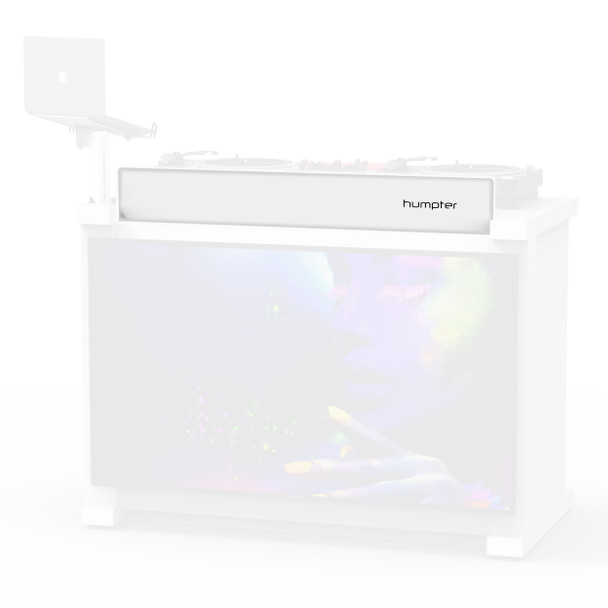 ProX WHITE Aluminum Upper Panel for B3 DJ Table Workstation by Humpter