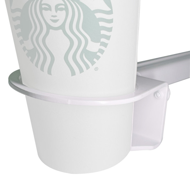ProX WHITE Drinking Cup Mounting Stand for B3 DJ Table Workstation by Humpter