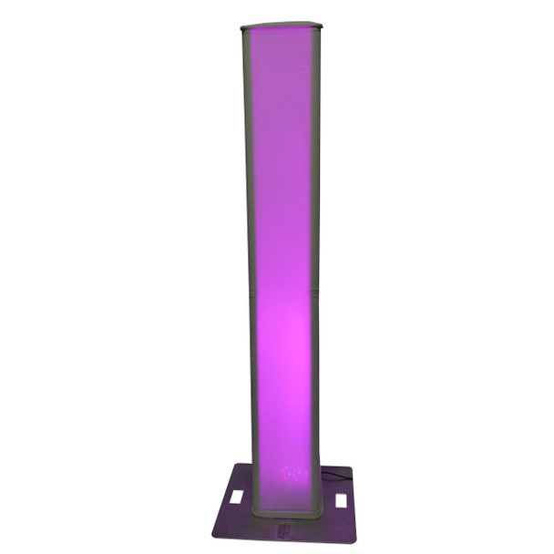 ProX illuminated LED truss totem column for weddings, corporate events, stage productions, and DJ setups