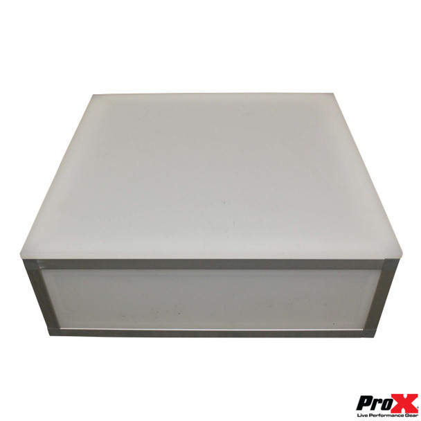 ProX 8" 2x2ft Acrylic Stage w/ Clamps and 2 side acrylic cover