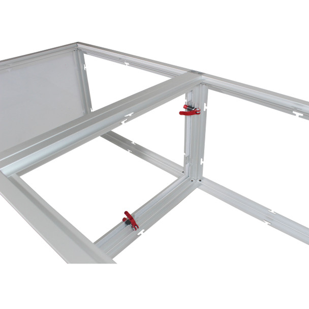 ProX 8" 2x2ft Acrylic Stage w/ Clamps and 2 side acrylic cover