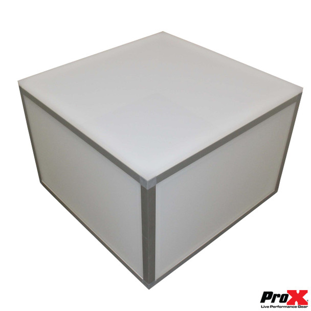ProX 24" 2x2ft Acrylic Stage w/ Clamps and 4 side acrylic cover