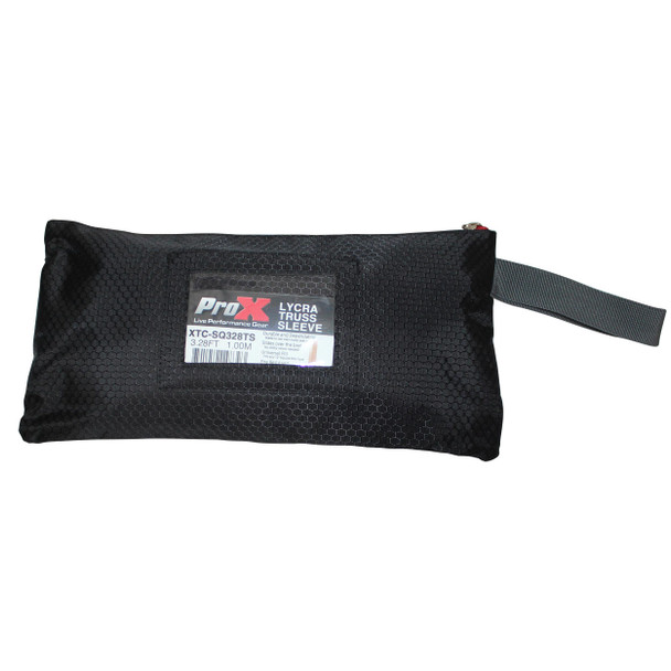 ProX White 3.28Ft 1M Lycra Cover Scrim Sleeve fits 12In. Quad Box Truss Segment