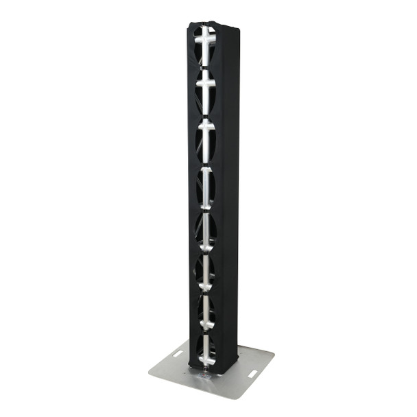 ProX Pair 8.20 FT 2.50M Box Truss 3 Side Black Scrim Cover incl. Bag