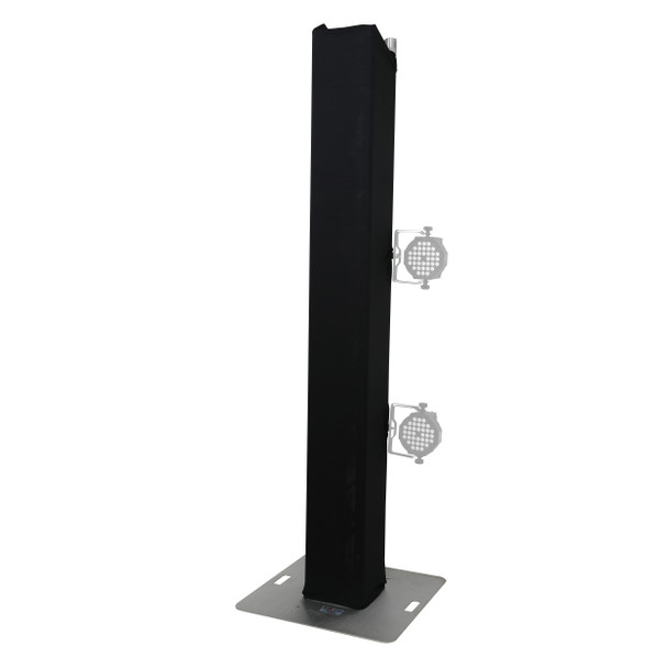 ProX Pair 8.20 FT 2.50M Box Truss 3 Side Black Scrim Cover incl. Bag