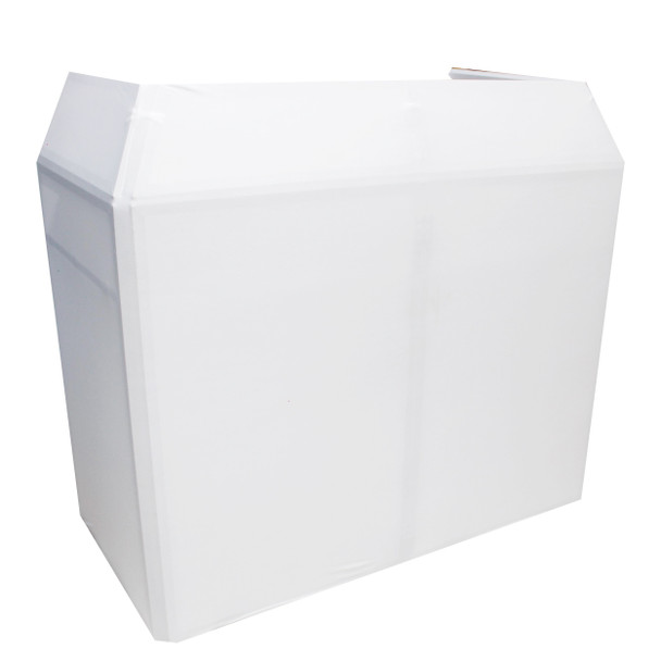 ProX Mesa MK2 DJ Facade Table Station Includes White & Black Scrims and Padded Carry Bag