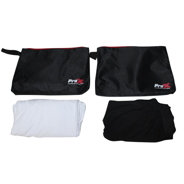 ProX Mesa MK2 DJ Facade Table Station Includes White & Black Scrims and Padded Carry Bag
