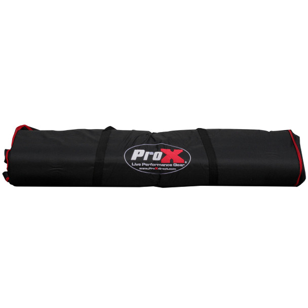 ProX 5 Panel Black Frame DJ Facade W-Stainless Quick Release 180 Deg. Hinges