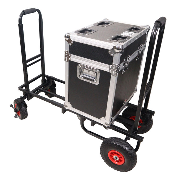 ProX X-ROLLNRUN Folding Mani-Cart Rolling Utility Dolly Height Adjustable Rolling Hand Truck