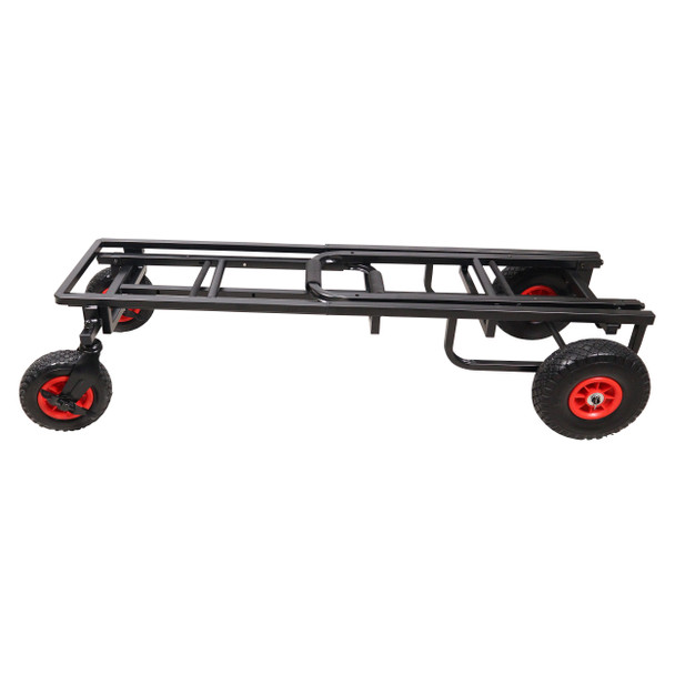 ProX X-ROLLNRUN Folding Mani-Cart Rolling Utility Dolly Height Adjustable Rolling Hand Truck
