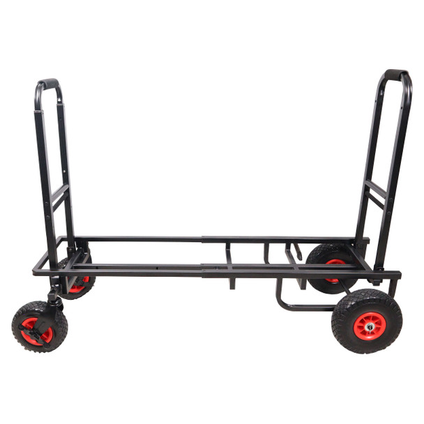 ProX X-ROLLNRUN Folding Mani-Cart Rolling Utility Dolly Height Adjustable Rolling Hand Truck
