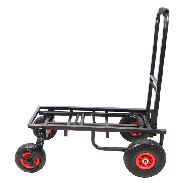 ProX X-ROLLNRUN Folding Mani-Cart Rolling Utility Dolly Height Adjustable Rolling Hand Truck