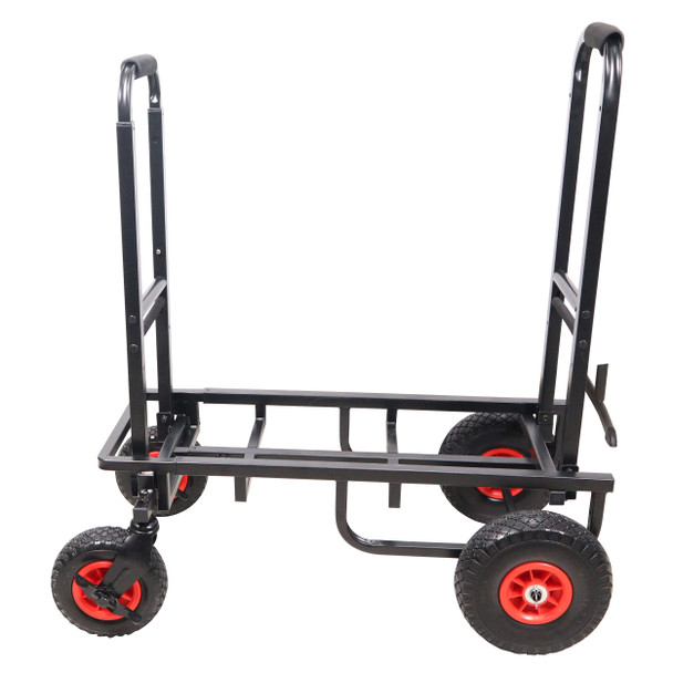 ProX X-ROLLNRUN Folding Mani-Cart Rolling Utility Dolly Height Adjustable Rolling Hand Truck