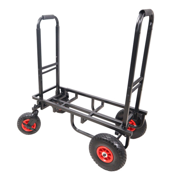ProX X-ROLLNRUN Folding Mani-Cart Rolling Utility Dolly Height Adjustable Rolling Hand Truck