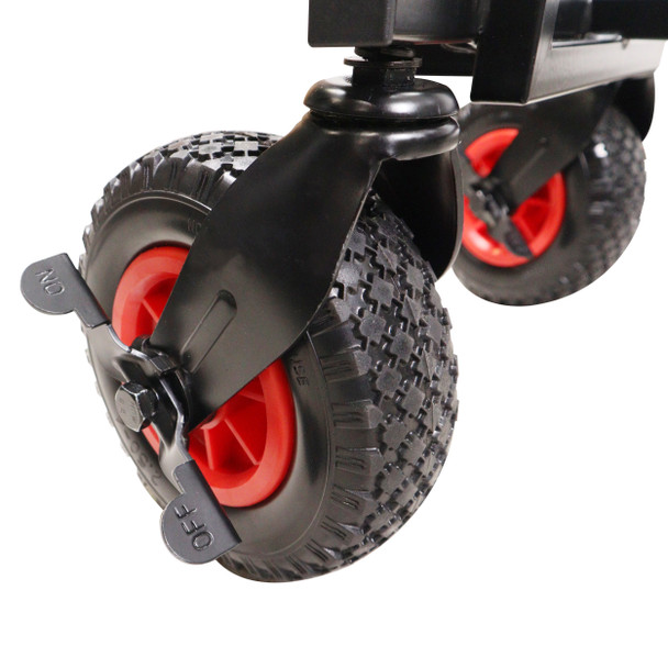 ProX X-ROLLNRUN Folding Mani-Cart Rolling Utility Dolly Height Adjustable Rolling Hand Truck