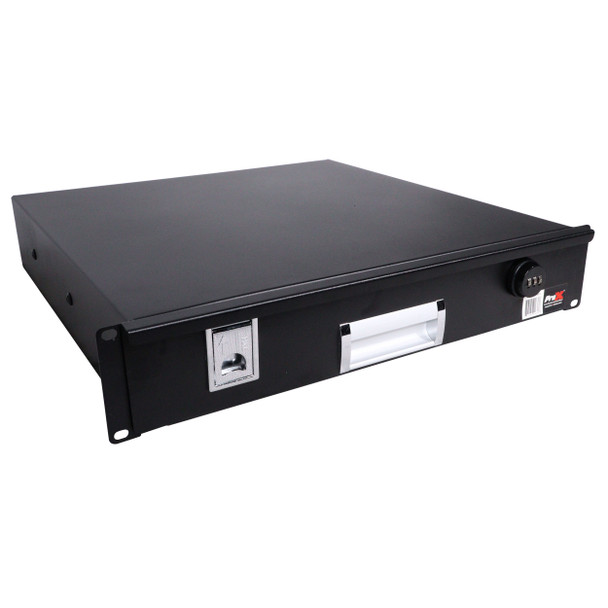 ProX 2U Rack Space 18" Depth Rack Mount Drawer for Audio, DJ, and IT Server rack cases.