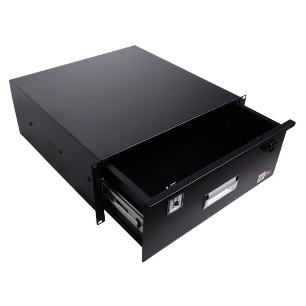 ProX 4U Rack Space 18" Depth Rack Mount Drawer for Audio, DJ, and IT Server rack cases.