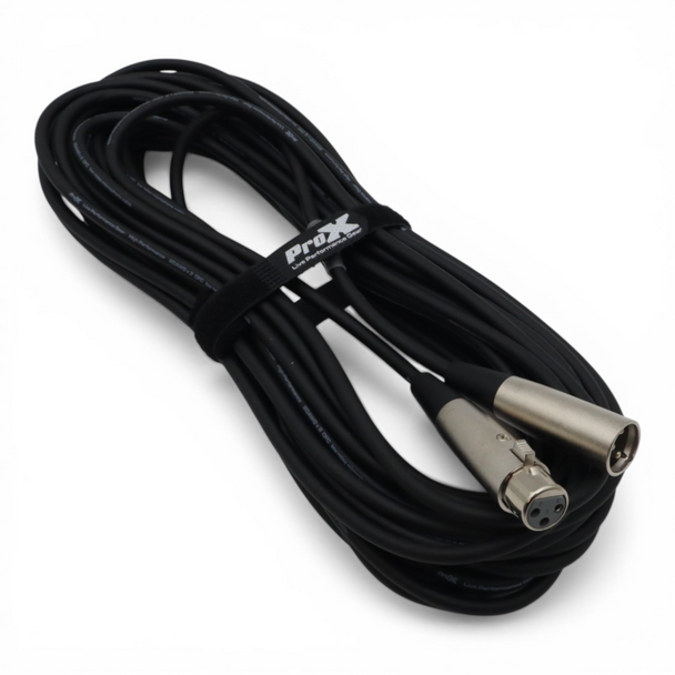ProX 50 Ft. Balanced XLR3-F to XLR3-M Premium Audio-Microphone Cable