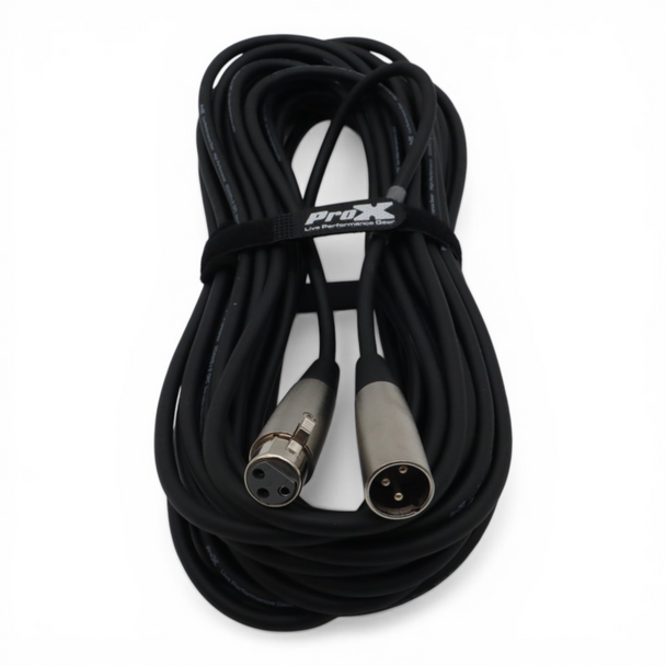 ProX 50 Ft. Balanced XLR3-F to XLR3-M Premium Audio-Microphone Cable