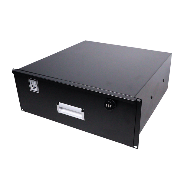 4U Metal Rack Drawer 12"D