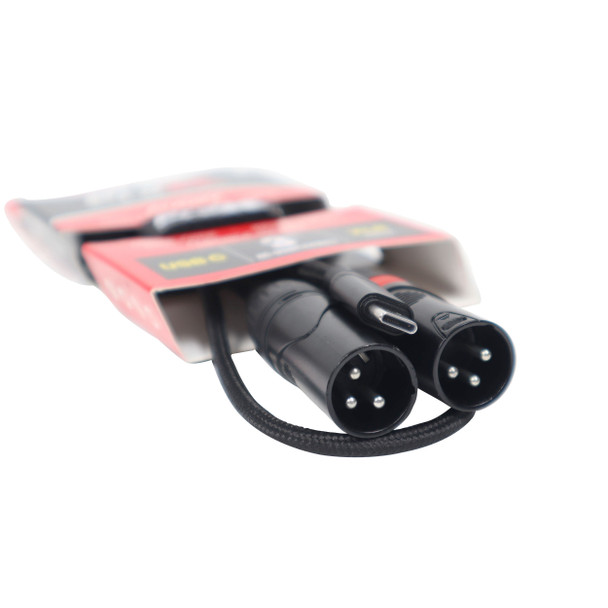 ProX 3FT USB-C to Dual XLR-M 