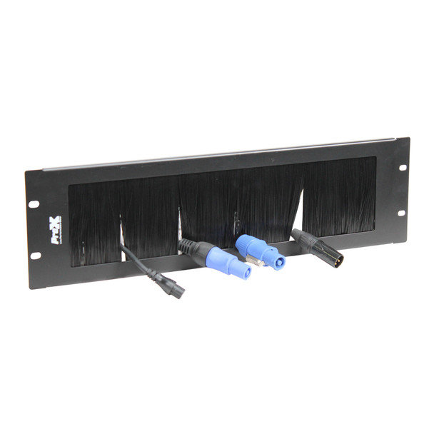 ProX 3U Rack Panel Brush Cable Management Slot Strips
