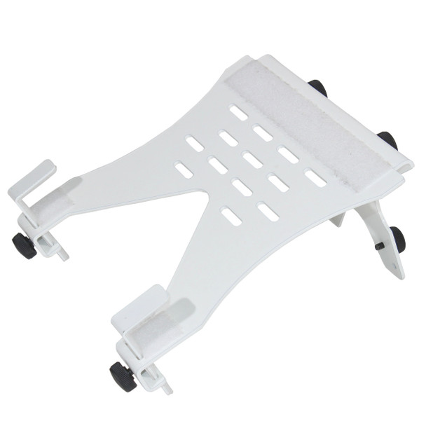 ProX Universal Laptop Tray + VESA Monitor Mounting Bracket fits on Speaker Stand 1-3/8" Pole White