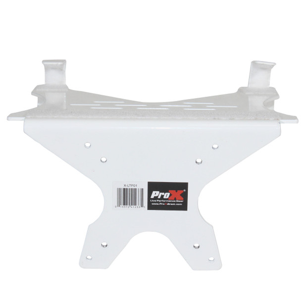 ProX Universal Laptop Tray + VESA Monitor Mounting Bracket fits on Speaker Stand 1-3/8" Pole White