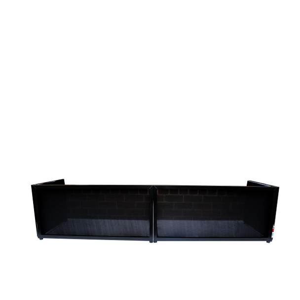 ProX Replacement Scrim Set Black " For 6 Ft. Table Top Facade Incl. 2 Front Panels and 2 Side Panels