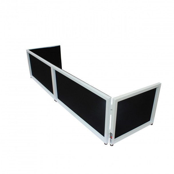 ProX Replacement Scrim Set Black " For 6 Ft. Table Top Facade Incl. 2 Front Panels and 2 Side Panels