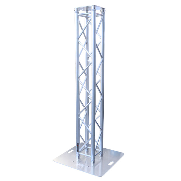ProX K-Truss 6.56 Lightweight Square Truss Totem Full Package Includes White Scrim, Top Plate and Base Plate