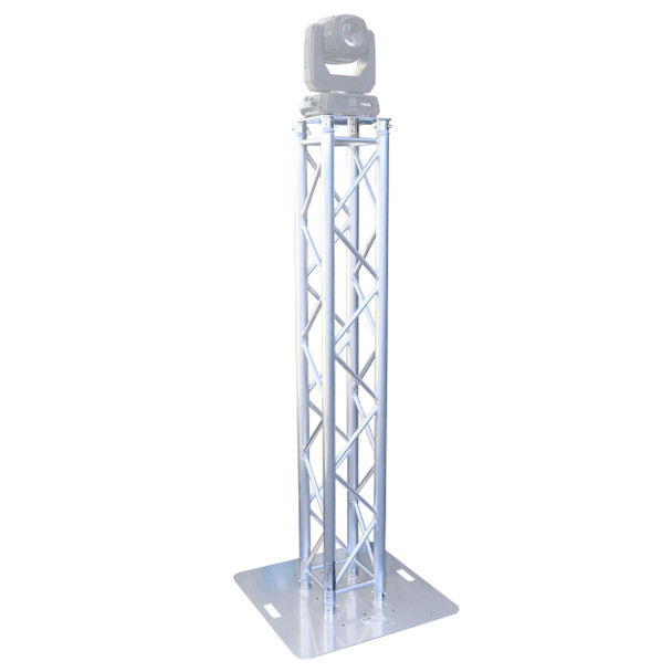 ProX K-Truss 6.56 Lightweight Square Truss Totem Full Package Includes White Scrim, Top Plate and Base Plate