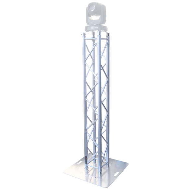 ProX K-Truss 6.56 Lightweight Square Truss Totem Full Package Includes White Scrim, Top Plate and Base Plate