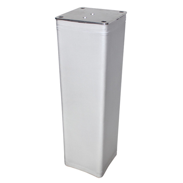 ProX SET OF 2 3.28 Ft. Totem Package Includes a 12in Top Plate, 24in Base Plate and Four 1M F31 Tubes W-White Scrim Cover